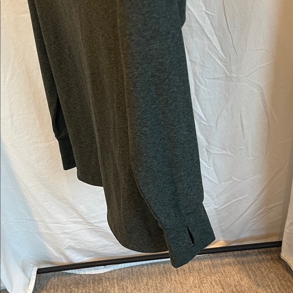 Lou&Grey Green Heather Hooded Long-Sleeve Top S - Picture 4 of 4